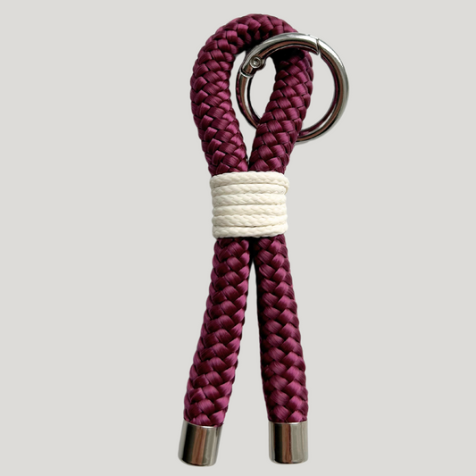 Vera Loop Keychain- Aubergine (Dark purple)