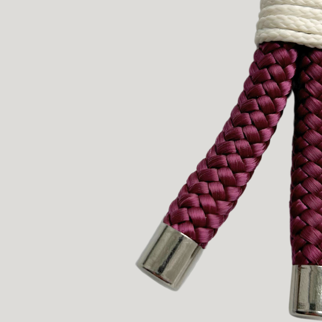 Vera Loop Keychain- Aubergine (Dark purple)