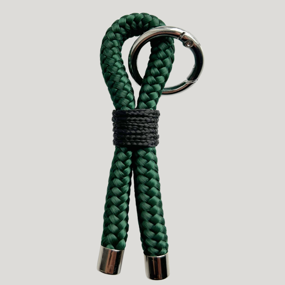 Vera Loop Keychain- Dark green