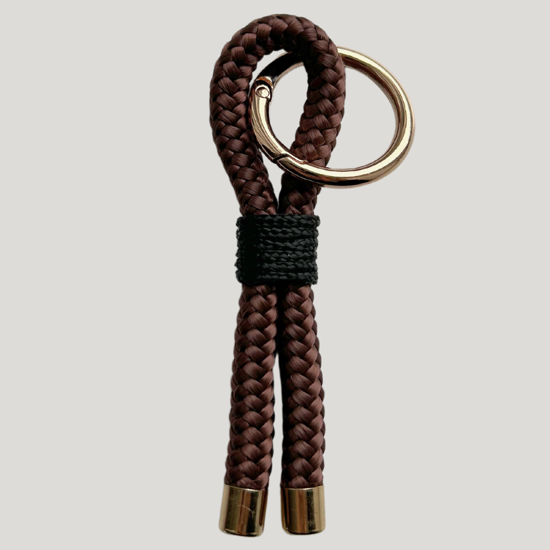 Vera Loop Keychain- Brown