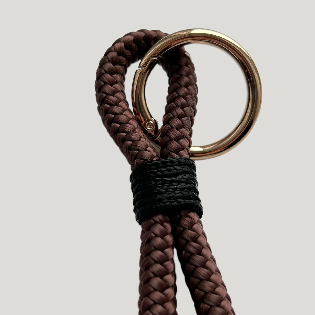 Vera Loop Keychain- Brown