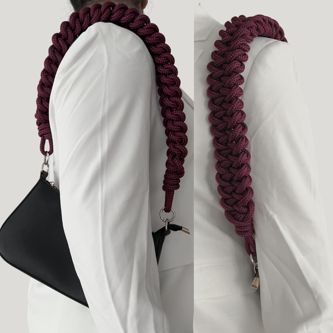 Nordic bagstrap - Aubergine (mörklila)